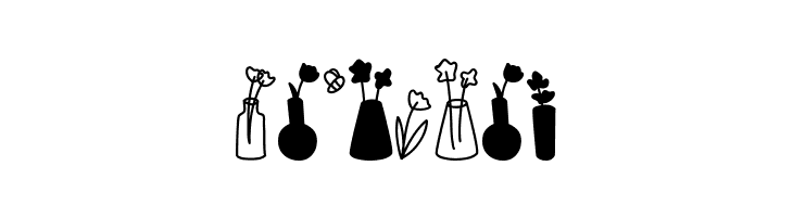 Growing Garden Dingbats  Free Fonts Download