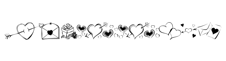 KR Cuori Divertenti 7  Free Fonts Download