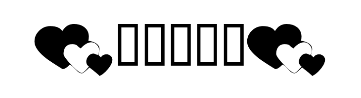 KR Hearts Along  Free Fonts Download