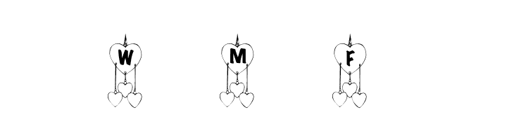 101! Heart Catcher  Free Fonts Download