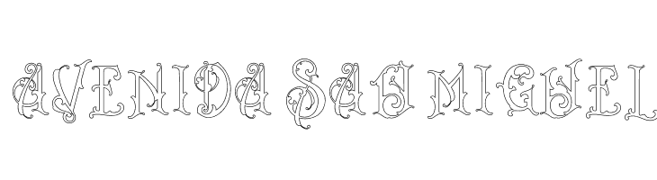 Bandits Outline  Free Fonts Download