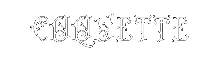 Bandits Outline  Free Fonts Download