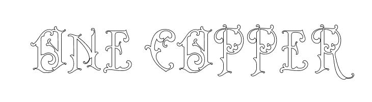 Bandits Outline  Free Fonts Download