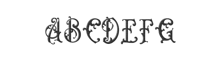 Bandits Striped  Free Fonts Download