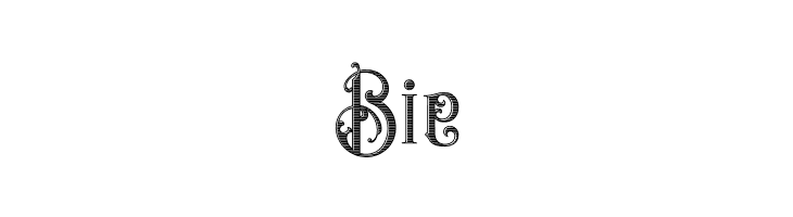 Bandits Striped  Free Fonts Download