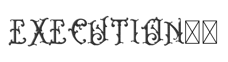 Bandits Striped  Free Fonts Download