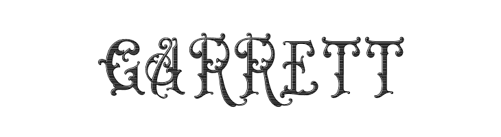 Bandits Striped  Free Fonts Download