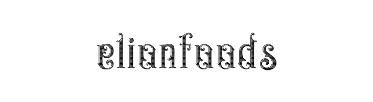 Bandits Striped  Free Fonts Download