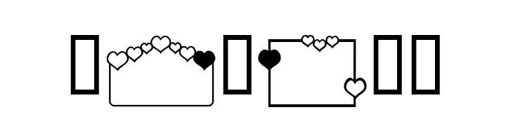 ap_hearts  Free Fonts Download