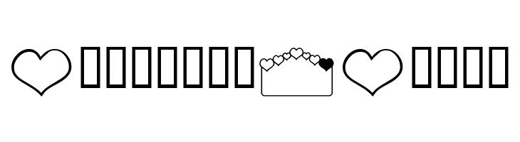 ap_hearts  Free Fonts Download