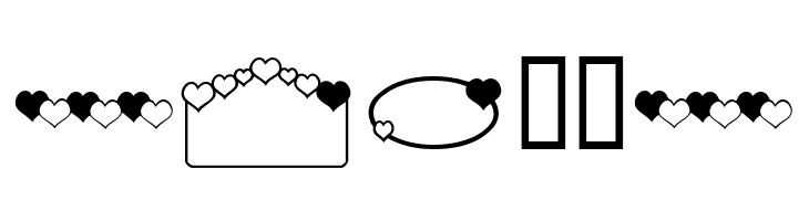 ap_hearts  Free Fonts Download