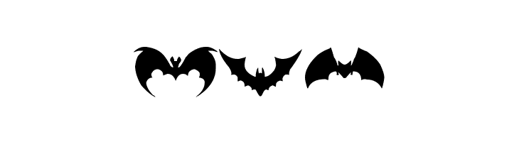 Bats  Free Fonts Download