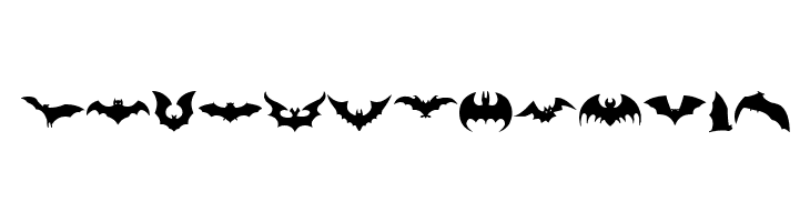 Bats  Free Fonts Download
