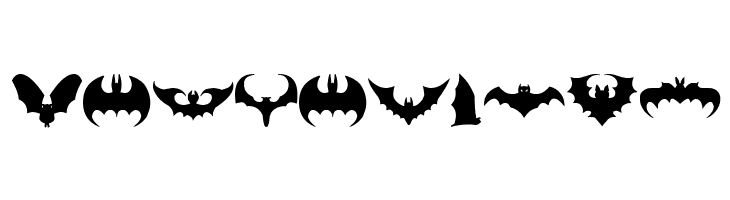 Bats  Free Fonts Download