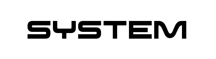 SYSTEM Dominator Medium Font