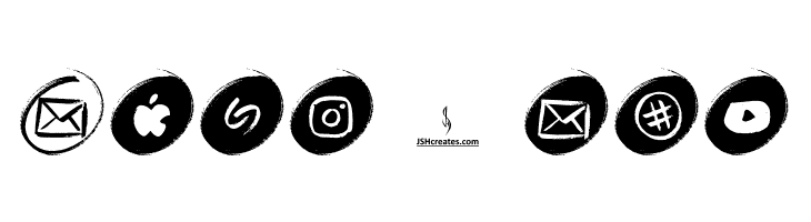 GRUNGE Social Media  Free Fonts Download