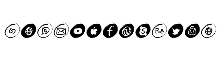 GRUNGE Social Media  Free Fonts Download