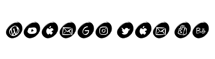 GRUNGE Social Media  Free Fonts Download