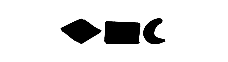 Brush Shapes  Free Fonts Download