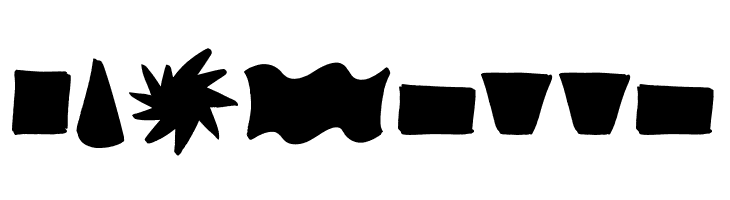 Brush Shapes  Free Fonts Download