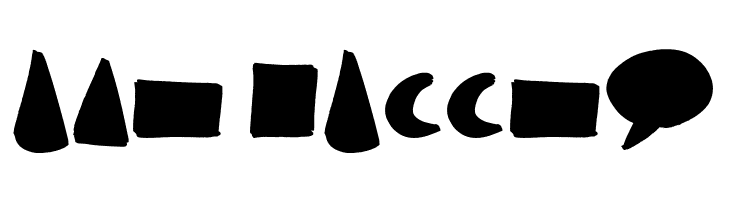 Brush Shapes  Free Fonts Download