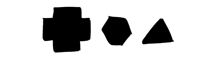 Brush Shapes  Free Fonts Download