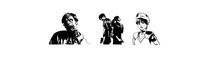 Resident Evil Rebirth  Free Fonts Download