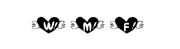 Heart Font  Free Fonts Download