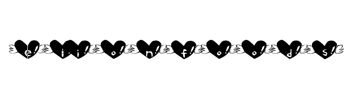 Heart Font  Free Fonts Download