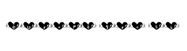 Heart Font  Free Fonts Download