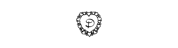 101! Heart Framed  Free Fonts Download