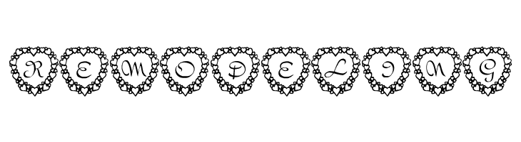 101! Heart Framed  Free Fonts Download