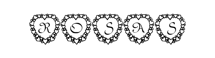 101! Heart Framed  Free Fonts Download