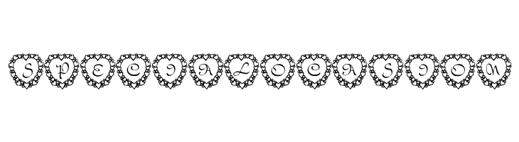 101! Heart Framed  Free Fonts Download