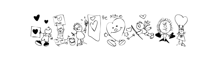 KR Valentine Kids 2006  Free Fonts Download