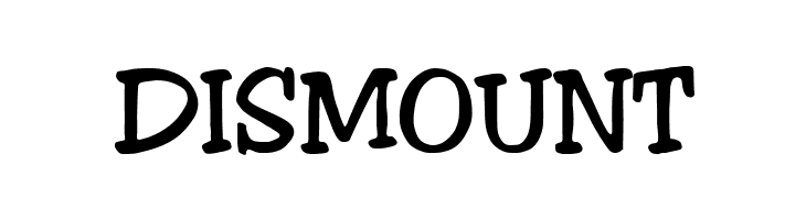 DISMOUNT Jester Regular Font