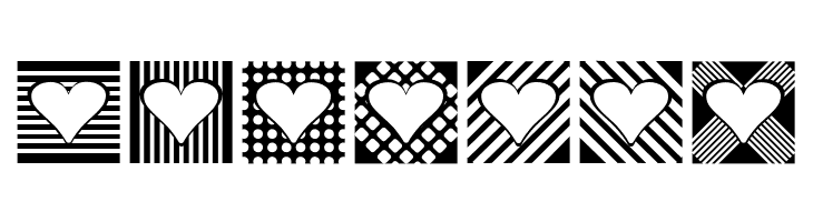 Heart Things 2  Free Fonts Download