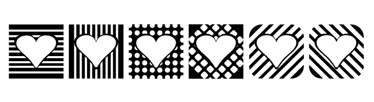 Heart Things 2  Free Fonts Download