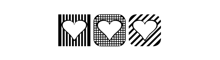 Heart Things 2  Free Fonts Download