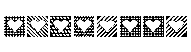 Heart Things 2  Free Fonts Download