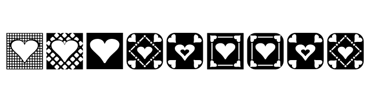 Heart Things 2  Free Fonts Download