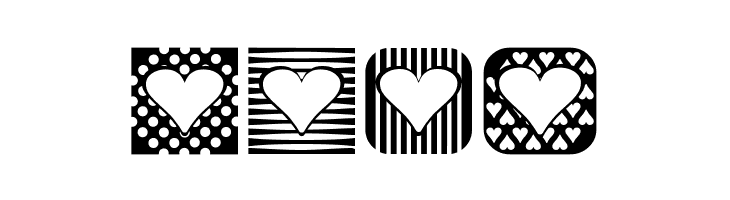 Heart Things 2  Free Fonts Download