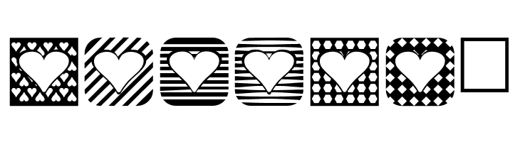 Heart Things 2  Free Fonts Download