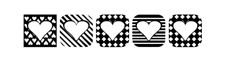 Heart Things 2  Free Fonts Download