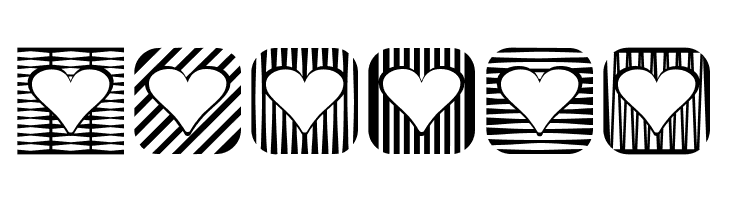 Heart Things 2  Free Fonts Download