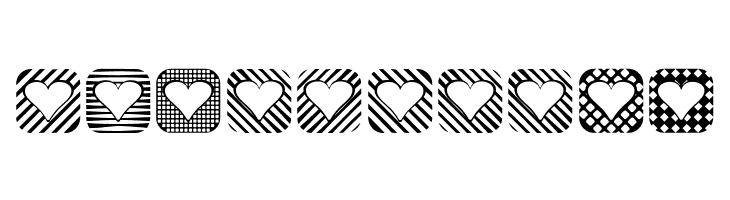 Heart Things 2  Free Fonts Download