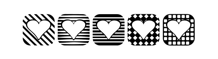 Heart Things 2  Free Fonts Download