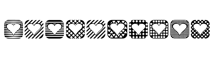 Heart Things 2  Free Fonts Download