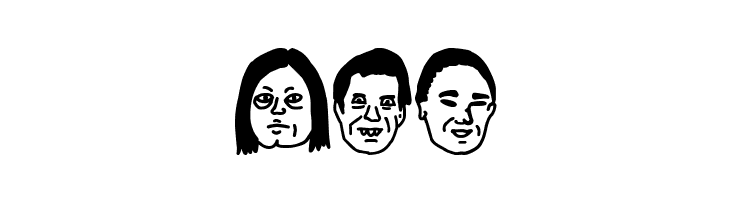 woodcutter people faces vol3  Free Fonts Download