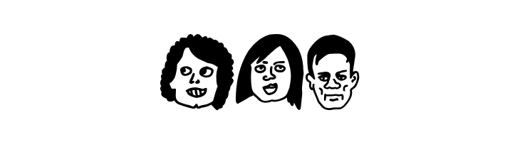 woodcutter people faces vol3  Free Fonts Download